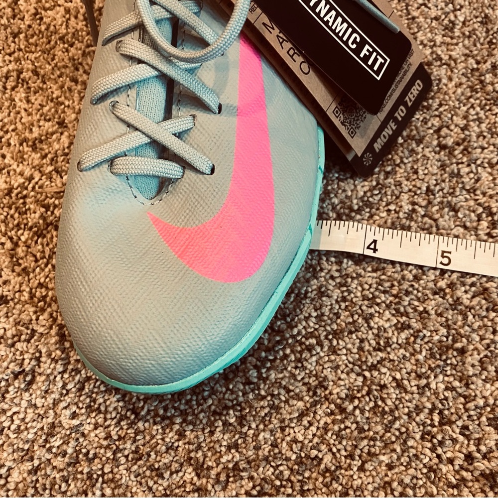 Nike Zoom Mercurial Superfly Academy 10 Indoor Soccer Shoes SZ 4 Prism Pack NWT - Picture 9 of 9
